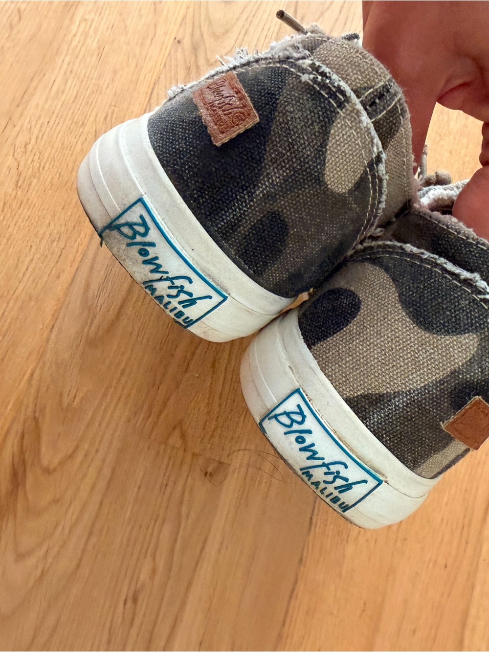Blowfish Camo Canvas Sneakers - Tan & Black - Picture 4 of 7
